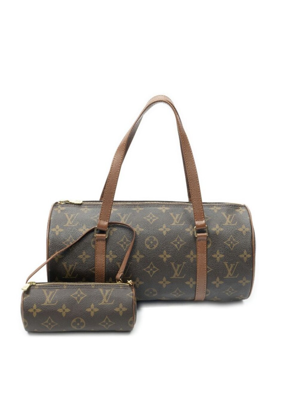 Louis Vuitton Papillon Brown Monogram Canvas Handbag